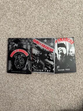Sons of Anarchy DVD Box Set Seasons 1-4 - Black & Red